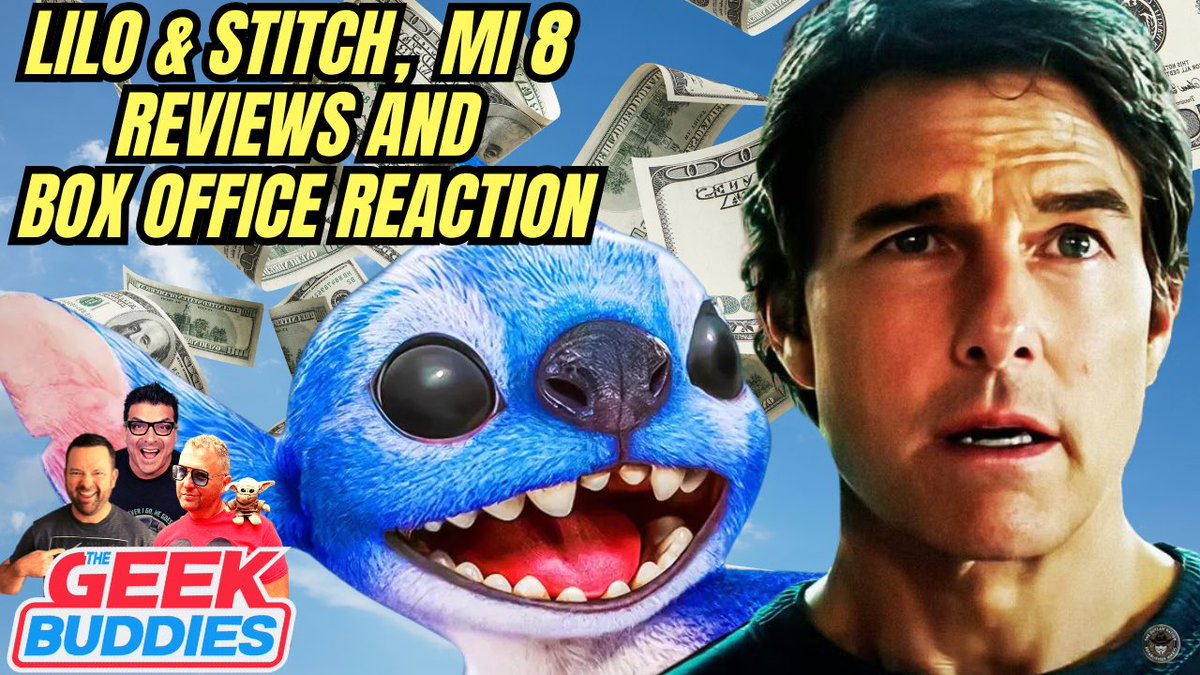Geek_Buddies's tweet image. Tom & Stitch bring in the BIGGEST MEMORIAL WEEKEND BOX OFFICE EVER! Is it just a fluke? Or are movies BACK BABY? @TheRochaSays, @Shannon_McClung & @mktoon discuss it in our latest GEEK BYTE
LINK: youtu.be/MaMRikbmdqU?si…