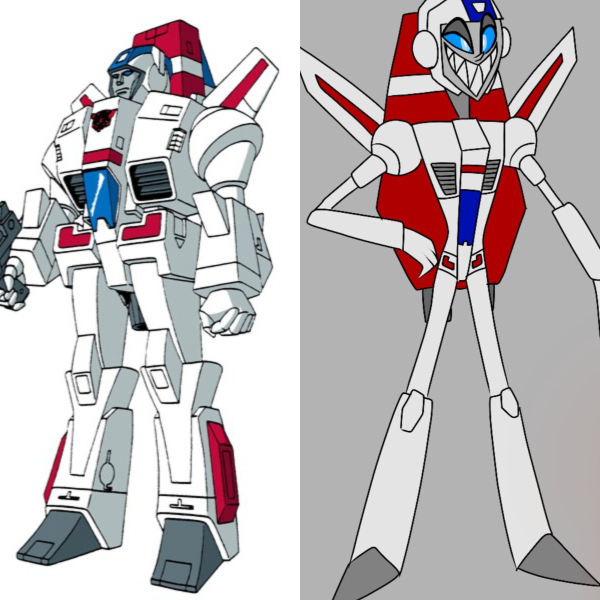 qrt with the character vs how u draw them