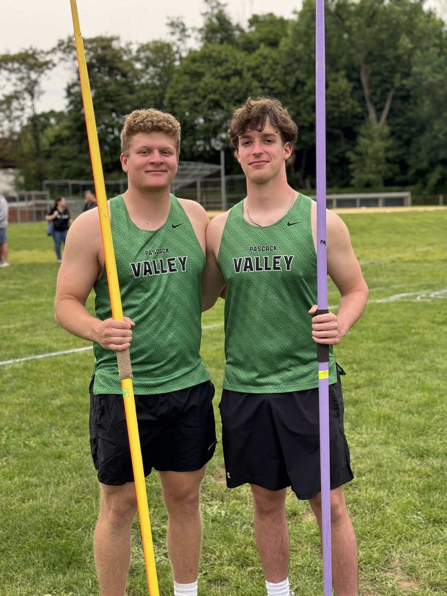 Update from the rescheduled events!

Kyle Syslo takes 4th place and PV crowns its second Bergen County Champion this season. Colin Krause is your Javelin winner! Outstanding job, keep it up into Groups this weekend 💪🏼🥇