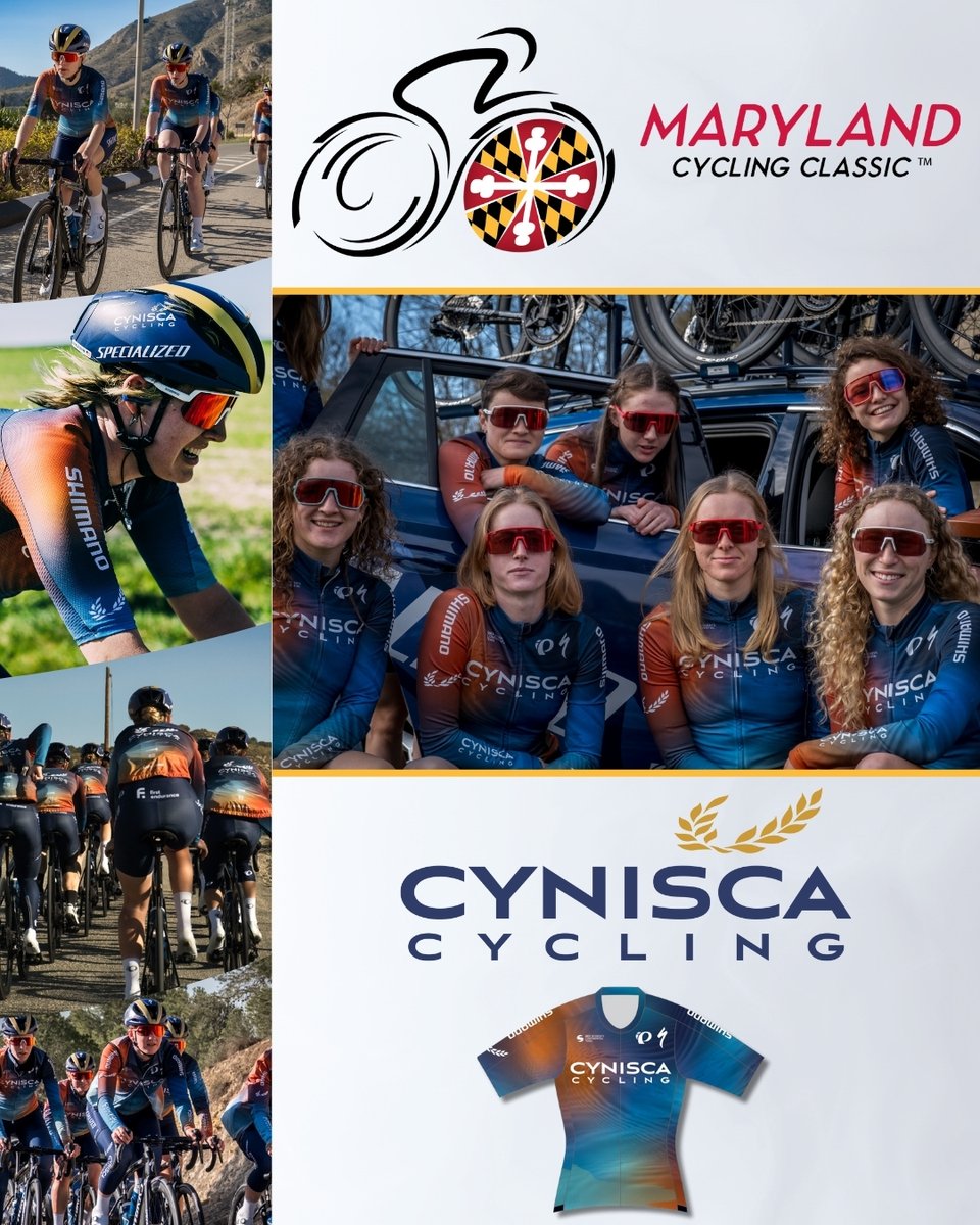 We’re thrilled to announce that @cyniscacycling will be joining us at the 2025 Maryland Cycling Classic! 
This powerhouse UCI Continental women’s team brings grit, talent, and a mission we stand behind: empowering the next generation of elite women cyclists. 

#MCC25 #MDSportCorp