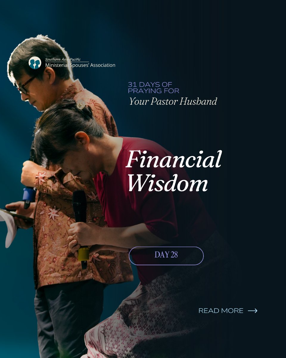 adventistasia's tweet photo. Day 28: Financial Wisdom 🙏
Stewardship is spiritual.
Ask God to give your husband wisdom to manage resources with eternity in mind.
#FaithfulWithFinances #StewardWell #31DaysOfPrayer https://t.co/N33xYFb9K7