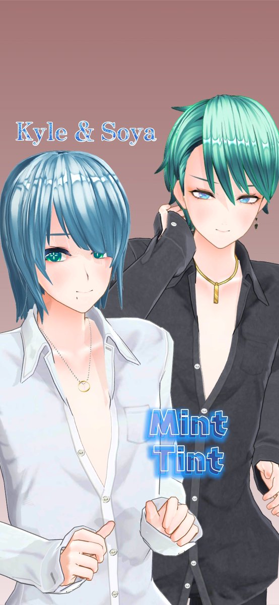 minami_3_73's tweet photo. #カスタムキャスト
需要ないと思うけど、うちのイケメンユニットに胸元開いたシャツを着てもらいました❤️

そういえば胸毛のことギャランドゥって聞いた事ある、と思って調べたら腹毛のことだった

カスキャでつけ胸毛とかあったら面白いな～
朝から何言ってんだ私
#MintTint https://t.co/EwpuAsafVJ