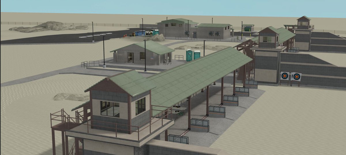 Telerank's tweet image. Shooting range - Complex (repost, edits needed)

#roblox #RobloxDev