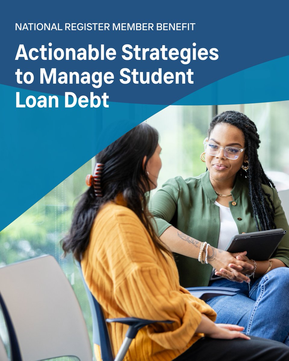 As a partner of the National Register, Laurel Road is here to help you achieve your financial goals. If you have student loan debt, find out 4 actionable strategies to manage student loan debt.

laurelroad.com/student-loan-r…