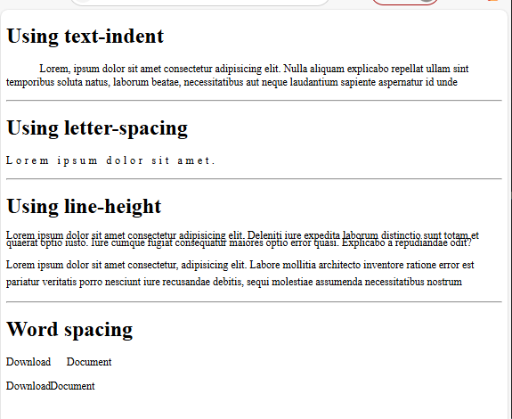 adeyemo_bright's tweet photo. Leveling Up My CSS Skills 👌

Today I explored how to control text appearance using CSS. I practiced:

text-indent

letter-spacing

line-height

word-spacing

#CSS #HTML #WebDevelopment #WebDev #SabiProgrammer https://t.co/nwUp8bGbWK