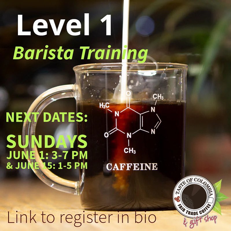 Barista Training: tasteofcolombia.ca/products/baris…