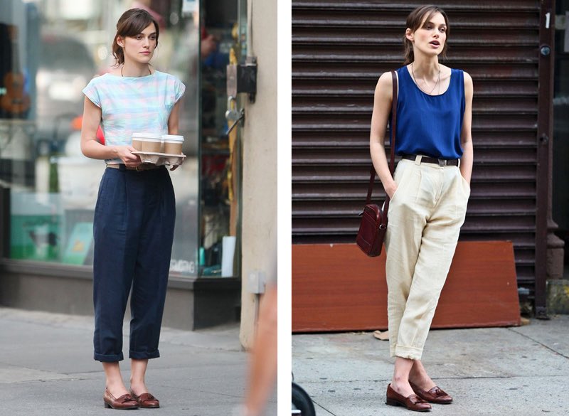 여름은 매번 비긴 어게인 속 키이라 나이틀리 아웃핏이 추구미임 깔끔하고 간단한 도심 직장인