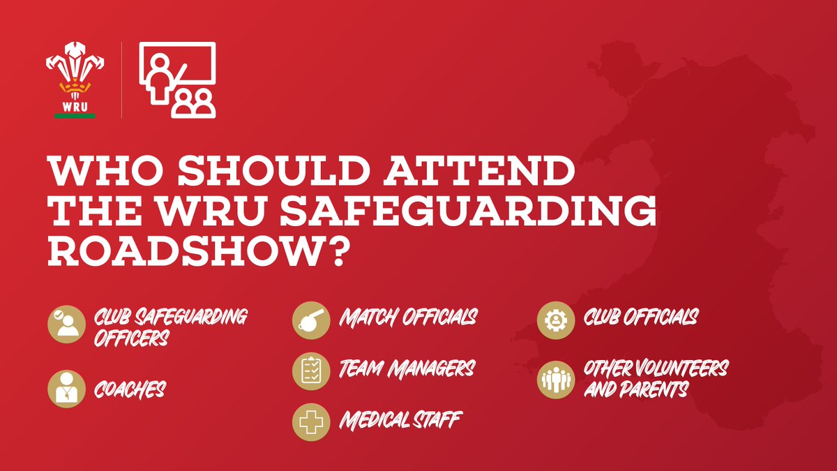 WRU Community - Wrth galon y genedl (@wru_community) on Twitter photo With just under 1 week until our first #WRUSafeguardingRoadshow hosted <a href="/stpetersrfc/">St. Peters RFC</a> we are excited to share over 200 people have so far signed up for one of our roadshows. If you're involved in Rugby in Wales, we'd love you to join us to learn more about how we can #KeepRugbySafe With just under 1 week until our first #WRUSafeguardingRoadshow hosted <a href="/stpetersrfc/">St. Peters RFC</a> we are excited to share over 200 people have so far signed up for one of our roadshows. If you're involved in Rugby in Wales, we'd love you to join us to learn more about how we can #KeepRugbySafe