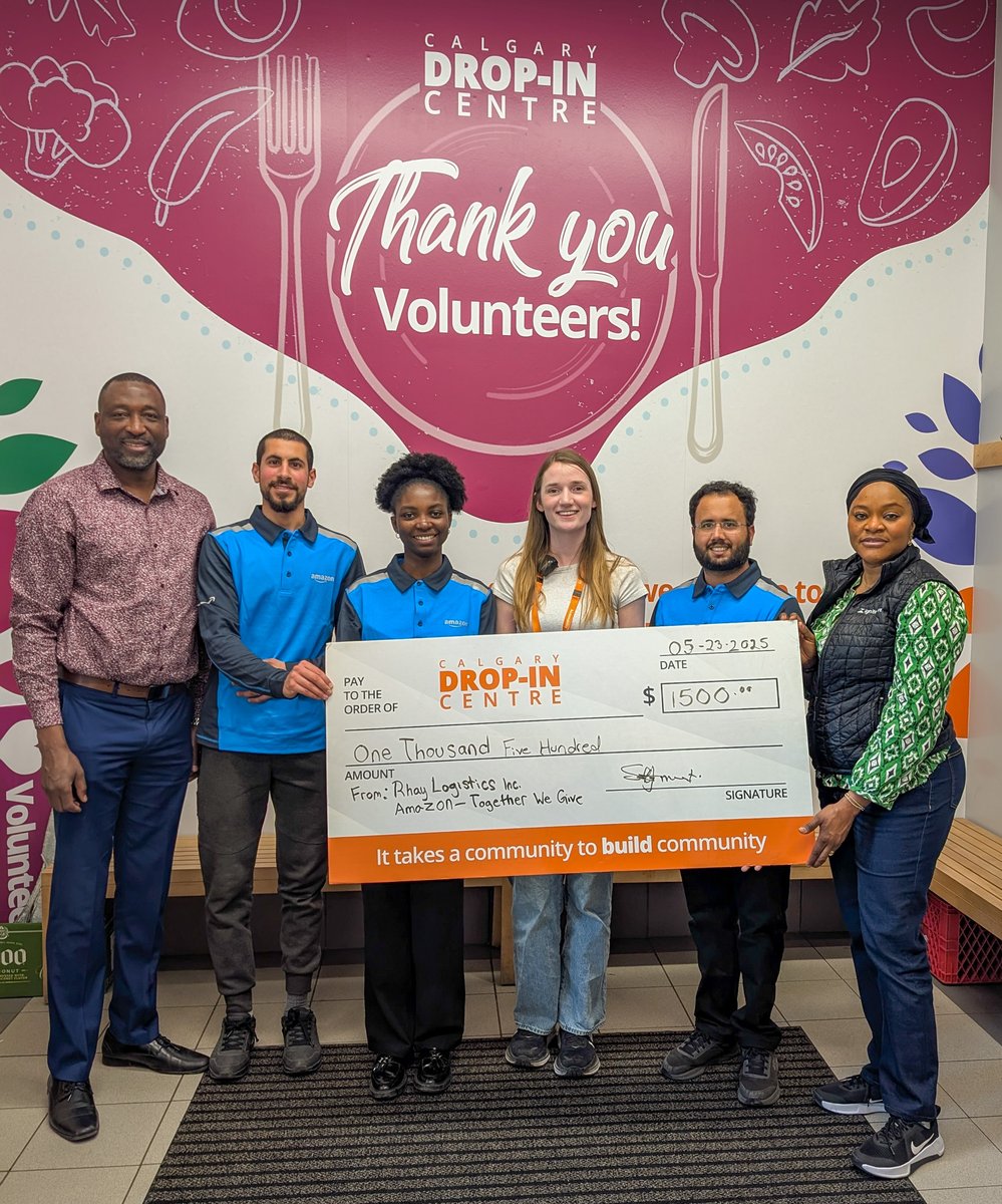 We are incredibly grateful to RHAY Logistics Inc. for their generous donation to our Meals Program through Amazon's "Together, We Give" initiative. 💛
Their support helped us serve a much-needed lunch this past Friday — and made a real difference in our community. 🍽️✨
#Community