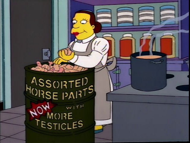 Simpsons Quotes (@quotessimpsons1) on Twitter photo More testicles mean more iron.
#TheSimpsons More testicles mean more iron.
#TheSimpsons