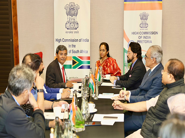 ani_digital's tweet photo. Indian Envoy Prabhat Kumar briefs Sule-led delegation on India-South Africa relations
Read @ANI Story | https://t.co/NviBGWK2EE
#SupriyaSule #SouthAfrica #PrabhatKumar https://t.co/thoN6rkgeh