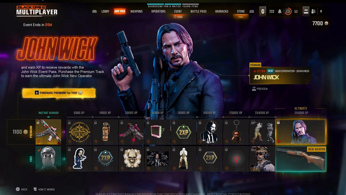 A John Wick “Event Bundle” could happen for me this would be an instant cop how about you?

Photo credit: <a href="/Tridzo/">Tridzo</a>