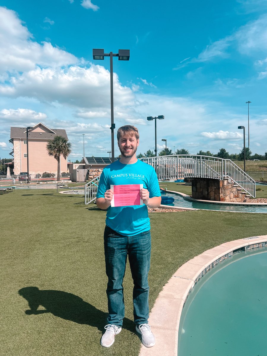CampusVillageCS's tweet photo. Happy Summer!☀️ As the weather gets hotter, remember to wear your CV resident wristbands when hanging at the pool! ⛱️ Don’t forget to stop by the office and grab guest wristbands when bringing visitors! #campusvillageapartments #cvcs #sᴜᴍᴍᴇʀᴠɪʙᴇs @Asset_Living https://t.co/rgrOlfJYCP