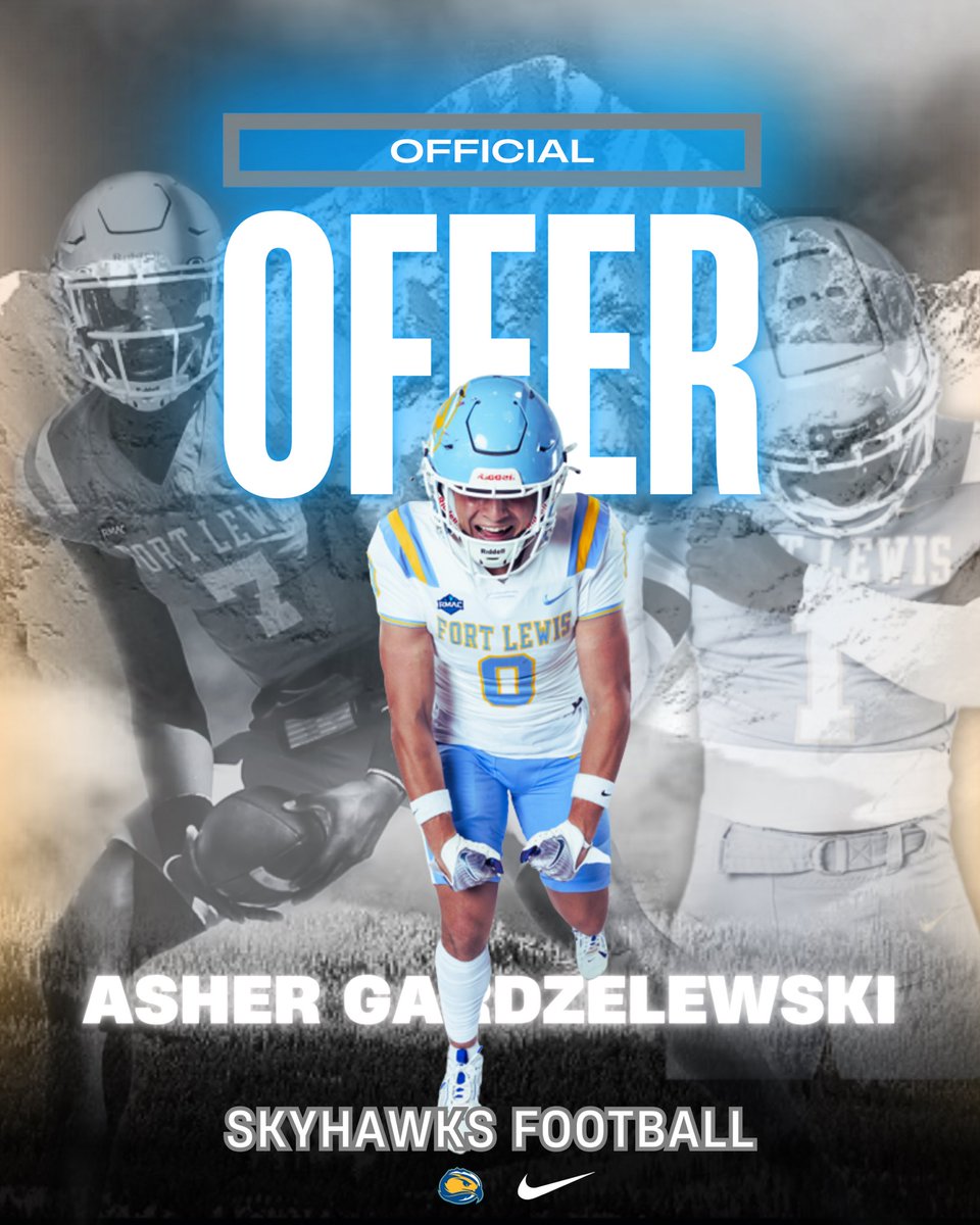 Asher Gardzelewski (@a_gardzelewski) on Twitter photo After an amazing conversation with <a href="/FLCCoach_Grinde/">John Grinde</a> I am very blessed to receive an offer to continue my athletic and academic career at Fort Lewis College! Thank you to everyone who made this possible
<a href="/SixZeroAcademy/">Coach Matt McChesney</a> <a href="/GreenMtnHS_FB/">Green Mountain Football</a> @CoachOwenGMRams <a href="/arankin3310/">Anthony Rankin</a> <a href="/CoachPContreras/">Coach C</a> After an amazing conversation with <a href="/FLCCoach_Grinde/">John Grinde</a> I am very blessed to receive an offer to continue my athletic and academic career at Fort Lewis College! Thank you to everyone who made this possible
<a href="/SixZeroAcademy/">Coach Matt McChesney</a> <a href="/GreenMtnHS_FB/">Green Mountain Football</a> @CoachOwenGMRams <a href="/arankin3310/">Anthony Rankin</a> <a href="/CoachPContreras/">Coach C</a>