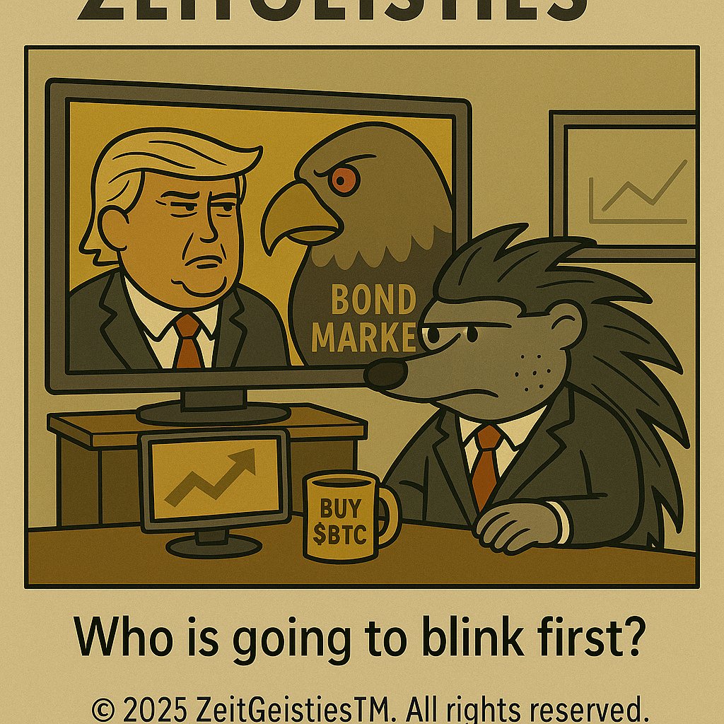 TheZeitGeisties's tweet photo. @StockMKTNewz Staring down the bond market! Will crypto or tradition blink first? https://t.co/XKnf9baUjV