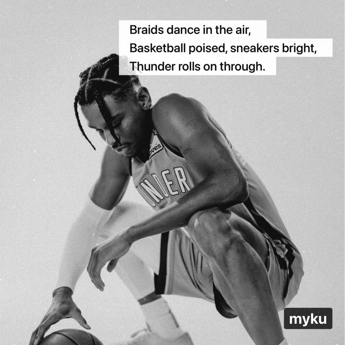 Myku_Media's tweet photo. Congratulations to @shaiglalex for winning the 2024-2025 NBA MVP award! #nba #shai #mvp #okc #sports #basketball #okcthunder #myku @Mykuapp https://t.co/fkorPnakSQ
