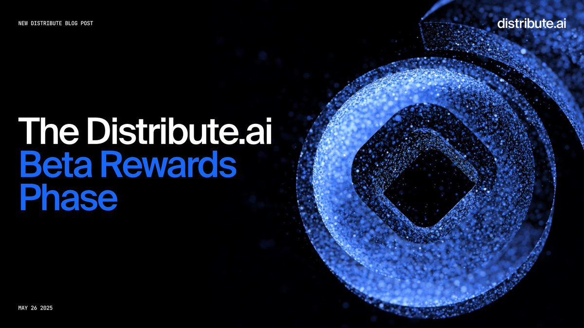 Beta Rewards Phase is now live! 📢

Today we’re launching the DistributeAI Beta Rewards Phase. The new system is designed for maximum transparency and focusing on clear contributions to the network.