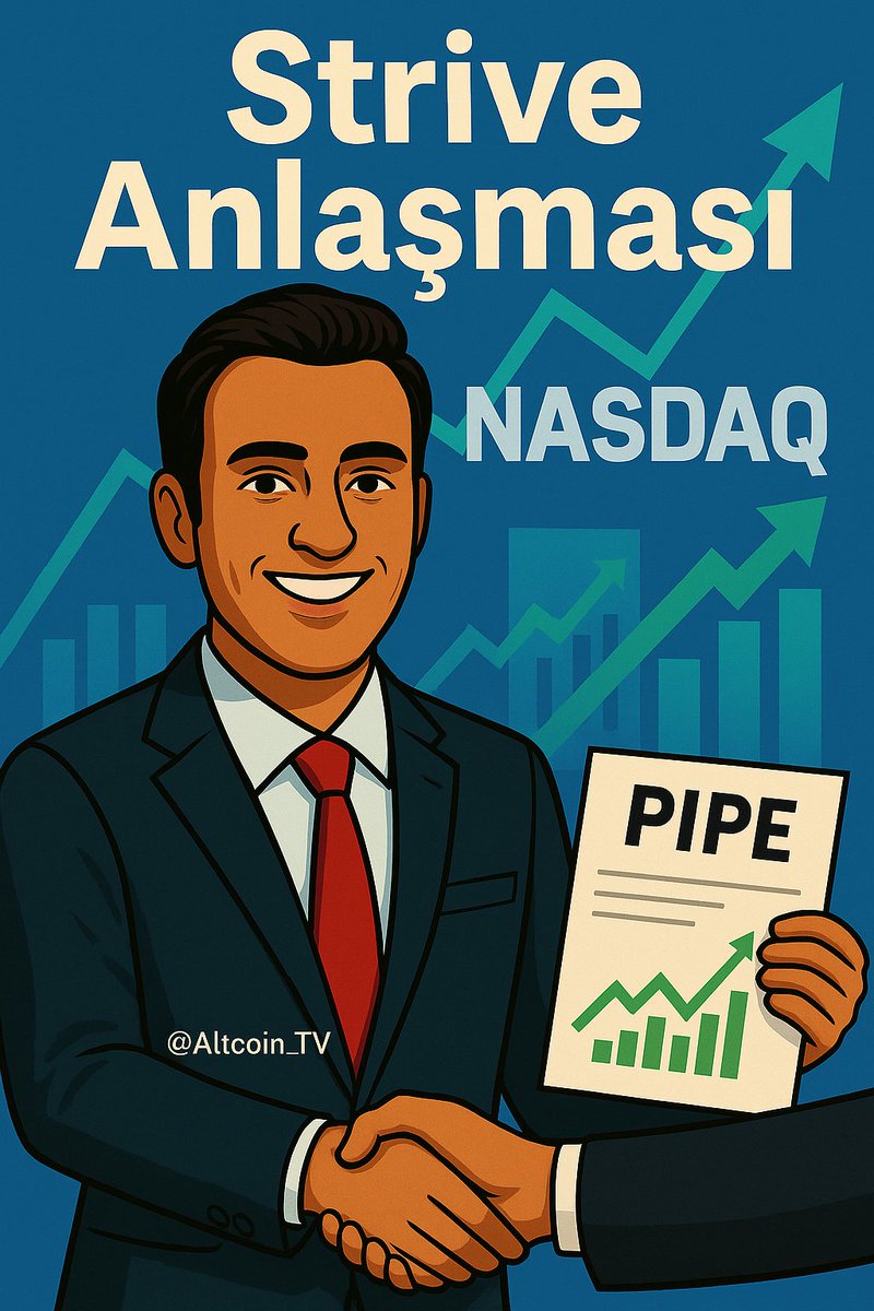 Altcoin_TV's tweet photo. #btc #bitcoin #altcoin #eth #ethereum
#VivekRamaswamy’nin kurduğu #Strive, #AssetEntities ($ASST) ile 750 milyon $’lık PIPE anlaşması imzaladı.
Ek opsiyonlarla toplam yatırım potansiyeli 1,5 milyar $!
🟢 Bu gelişme kriptolar için orta-uzun vadede olumlu etkiler yaratabilir:
Finansal piyasaların risk iştahı arttıkça kripto projelere fon akışı hızlanır

Borsada işlem gören projelere olan ilgi, dijital varlık şirketlerini de etkiler

Bu ölçekli yatırımlar, alternatif yatırım araçlarına olan güveni artırır