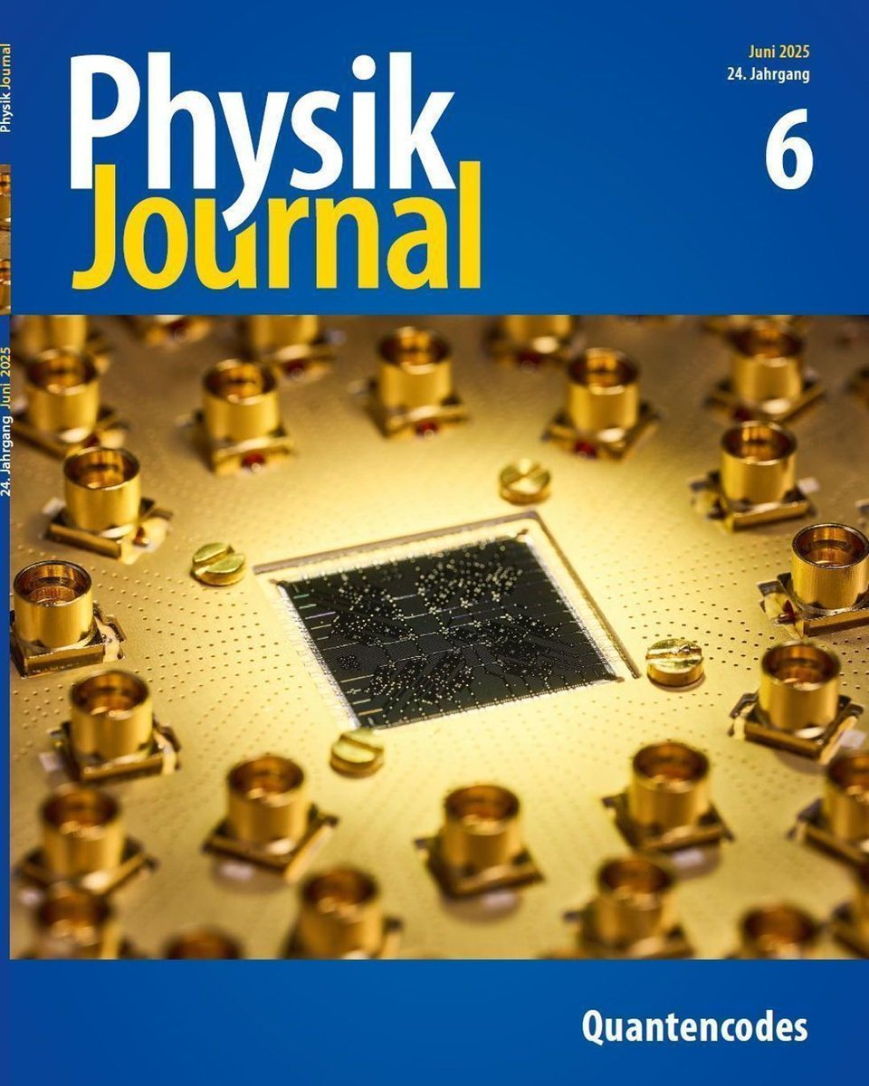 Andreas Wallraff (@andreasateth) on Twitter photo Check out our superconducting quantum circuit designed and made at <a href="/qudev/">Quantum Device Lab</a>, the <a href="/ETH/">ETH ZĂŒrich</a> #Zurich <a href="/ETHQuantumCntr/">Quantum Center, ETH Zurich, Switzerland</a> and the <a href="/ETH_en/">ETH Zurich</a> - @PSIch_en Quantum Computing Hub featured on the cover page of the German Physical Society monthly journal Physik Journal.
In that issue, our work on Check out our superconducting quantum circuit designed and made at <a href="/qudev/">Quantum Device Lab</a>, the <a href="/ETH/">ETH ZĂŒrich</a> #Zurich <a href="/ETHQuantumCntr/">Quantum Center, ETH Zurich, Switzerland</a> and the <a href="/ETH_en/">ETH Zurich</a> - @PSIch_en Quantum Computing Hub featured on the cover page of the German Physical Society monthly journal Physik Journal.
In that issue, our work on