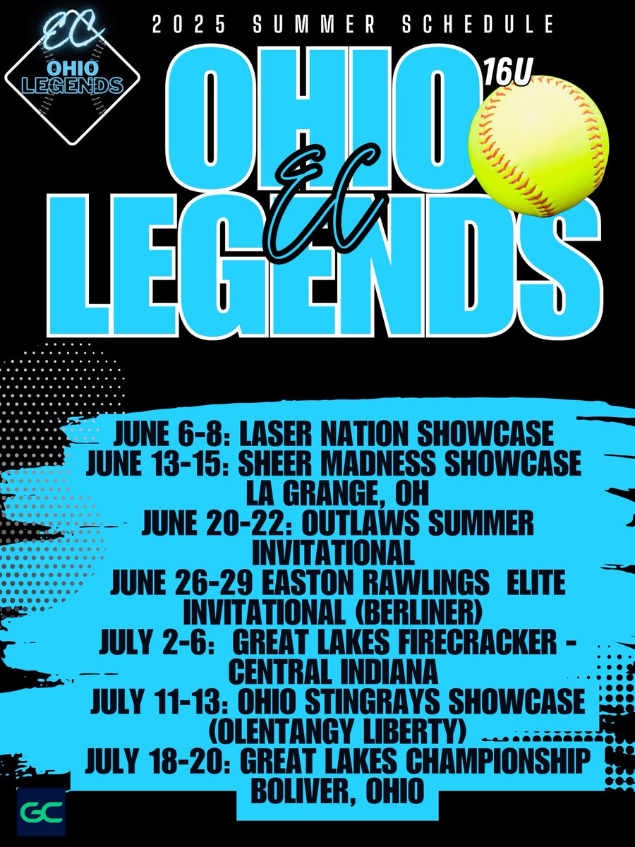 Can’t wait for this summer with my girls and <a href="/Legends16uBlue/">Ohio Legends 16u- Blue</a> !!! Had a great day at the Memorial shootout at Berliner on Monday going 3-0!!