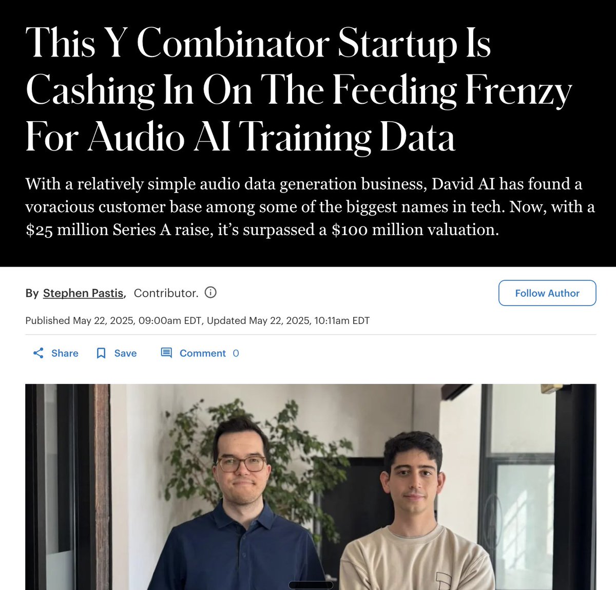 There's been a lot of talk lately about the drought of Series A deals, yet companies named 'David' seemed to be bucking this trend. Having trouble raising? Rename your company to David