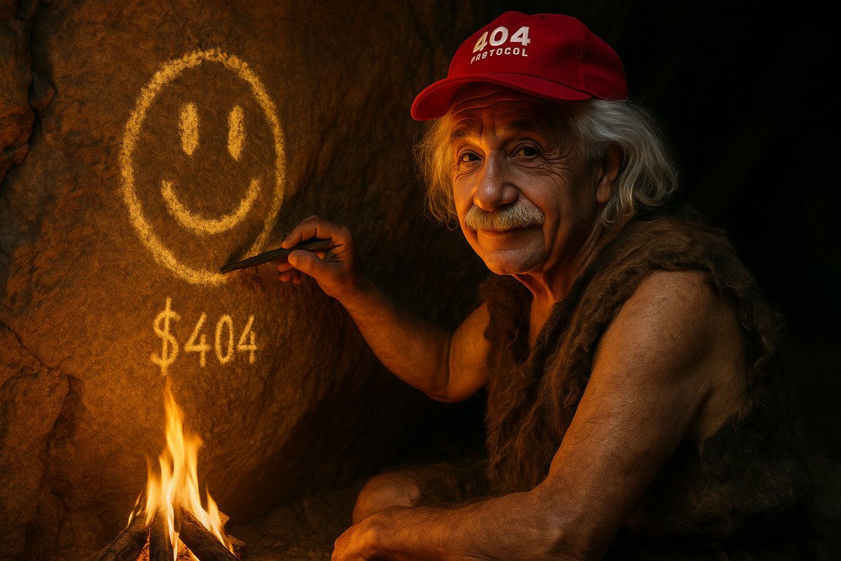 404protocolcoin's tweet image. Since the dawn of time, we’ve carved meaning into walls.
Memes are not jokes.
They’re digital fire.
They spread faster than truth.
That’s why we don’t market — we meme.

#404protocol #memetheory #404protocol #memecoin #jointheprotocol