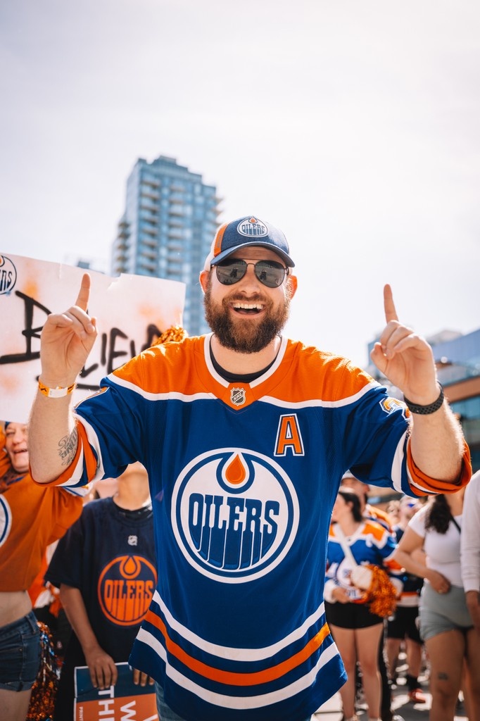 🧡💙 Our huge capacities means YOU can be part of Game 4️⃣ in ICE District! Grab your crew and head downtown for the BIGGEST watch parties in Edmonton! 

Doors open at 5PM. We'll see you there!