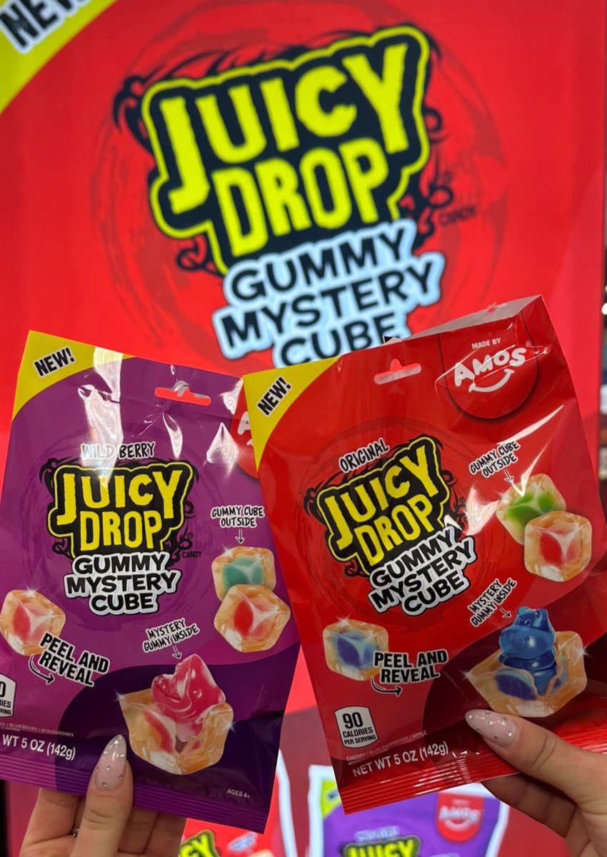 CandyFunhouseHQ's tweet image. 🔍 NEW from Juicy Drop 🔍
mystery, gummies, and a juicy surprise inside? 
which gummy will you uncover?
#mysterycandy #peelablecandy #funcandy