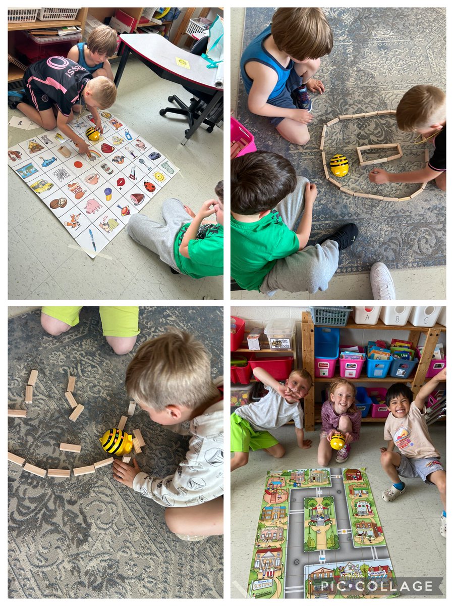 Having fun learning with Beebots, merci Madame Sheeller <a href="/EcoleMaple_LDSB/">École Maple Elementary School</a>