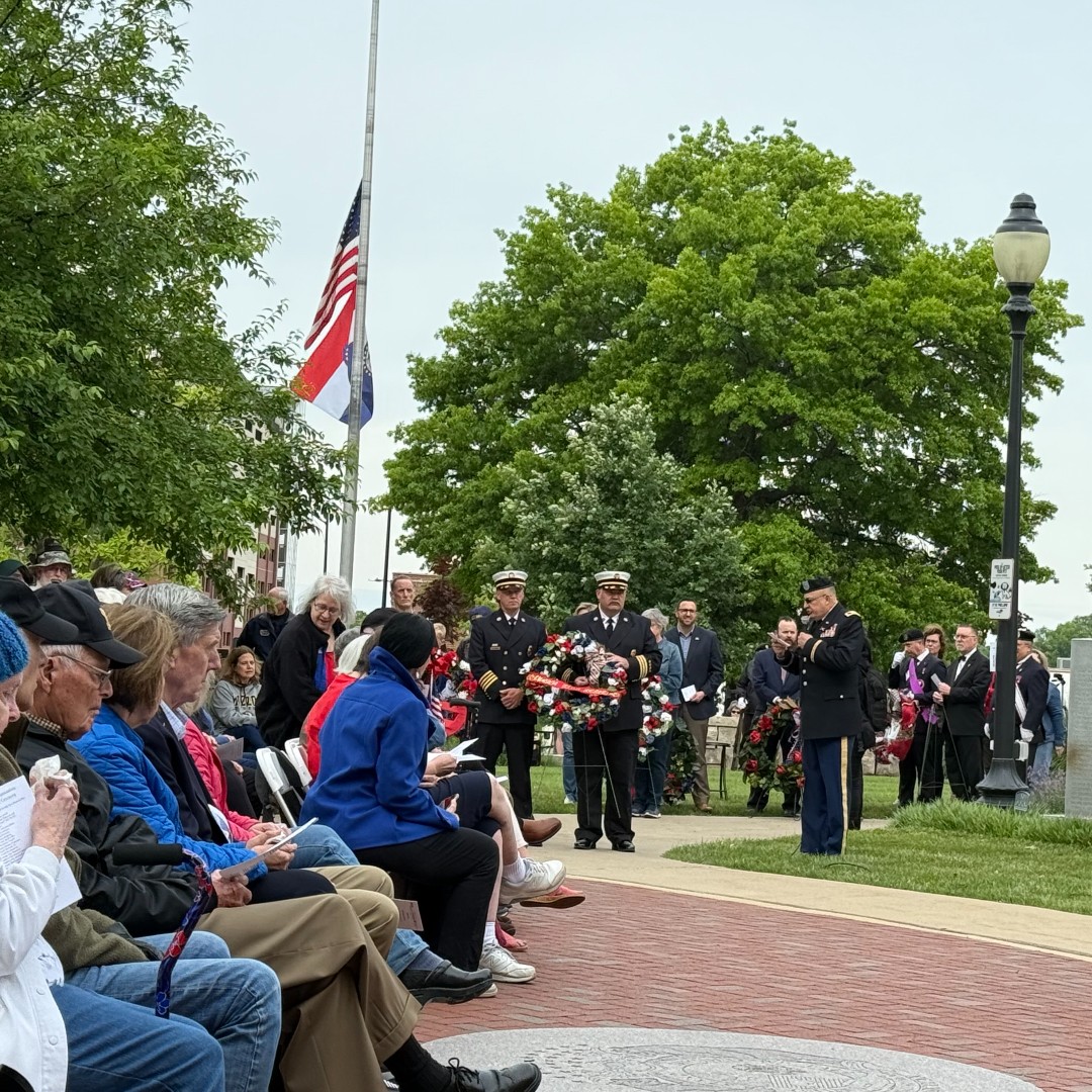 CFD members attended Columbia’s first Memorial Day Parade since 2019, honoring fallen service members and their families.

Wreath-laying ceremonies took place at the Boone County Courthouse, with several Gold Star families participating. #MemorialDay