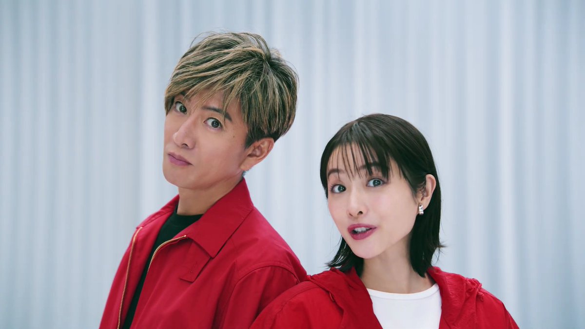 木村拓哉 #石原さとみ 石原さとみちゃんとのCM初共演嬉しい😎✨💕
