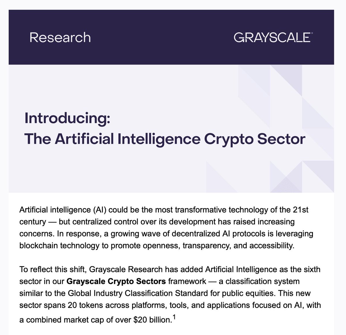AI + Crypto. Our sweet spot.