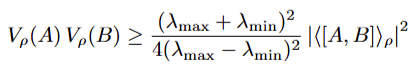 Robertson型不確定性関係を直接一般化した新しい不確定性関係です！
arxiv.org/abs/2505.19861