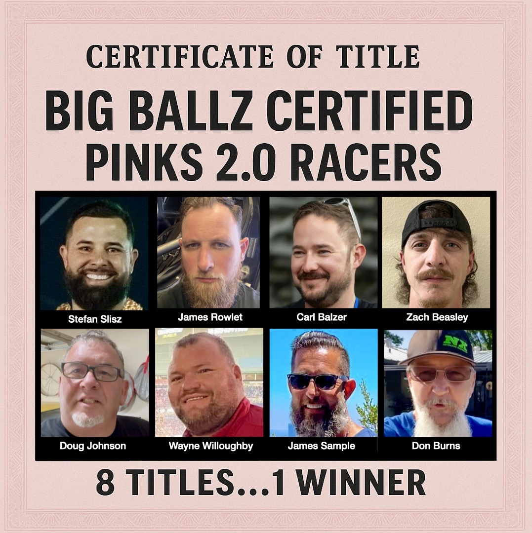 POWERtubeTV's tweet image. The PINKS 2.0 Racers are LOCKED IN! These 8 stepped up when others backed out — the baddest racers with the biggest ballz are racing for titles at POWERfest June 13-14 at Rockingham Dragway!

Follow, support, grab their merch &amp;amp; get tickets now! #PINKS2 #POWERfest #DragRacing