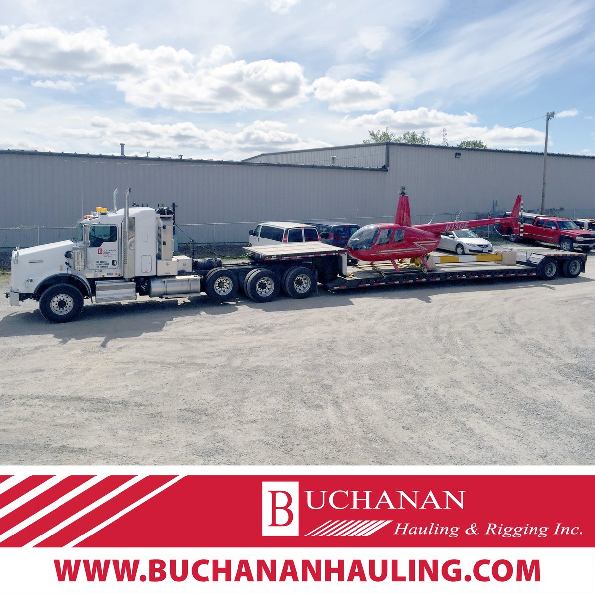 BuchananHauling's tweet photo. 🚛 Buchanan is a quality trucking company with no fears; not Heavy Hauls, Oversized Loads, or even Specialized Freight. Ship with us, and you too can know no fear.

#NationalNothingToFearDay #TruckingStrong #HeavyHaulExperts #OversizedLoads #SpecializedFreight #BuchananHauling https://t.co/FYtG7swfi8