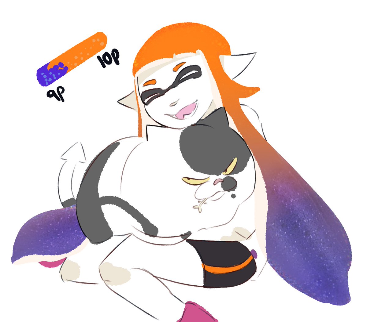Emprider's tweet photo. Happy 10 years of #Splatoon 🦑 https://t.co/SEKXX8fsJg