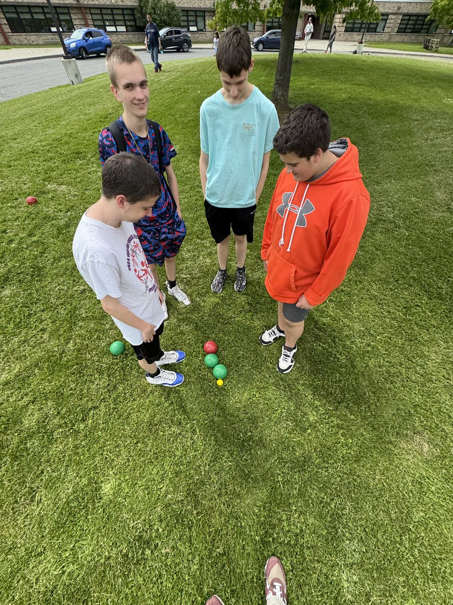 NewarkUnified's tweet image. Beautiful day for the 1st Newark unified boccé practice of the season!!! We are looking to challenge any team in Section V!  Contact Justin Fladd at Justin.fladd@newarkcsd.org to set up a game!