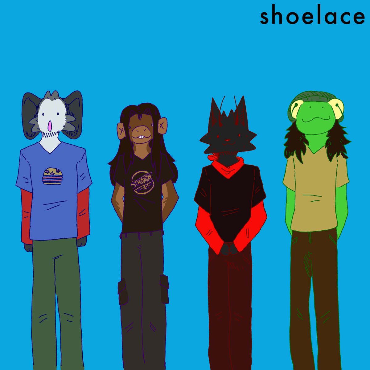 the curse of being in a band with not one but two furries means everyone gets a fursona