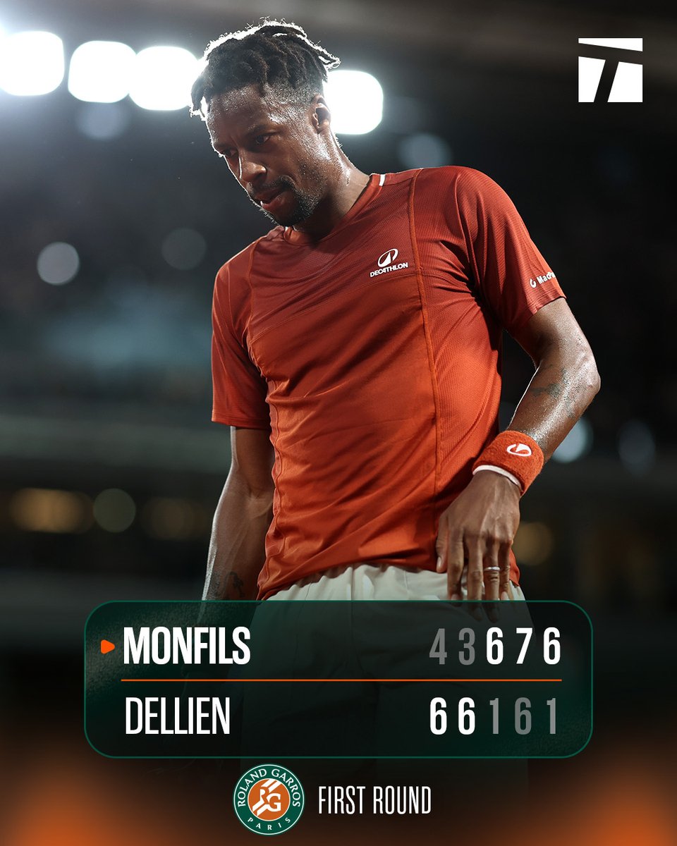 TennisChannel's tweet photo. An absolute GODLIKE comeback from Gael 😱

#RolandGarros https://t.co/3PMXc6RY9P