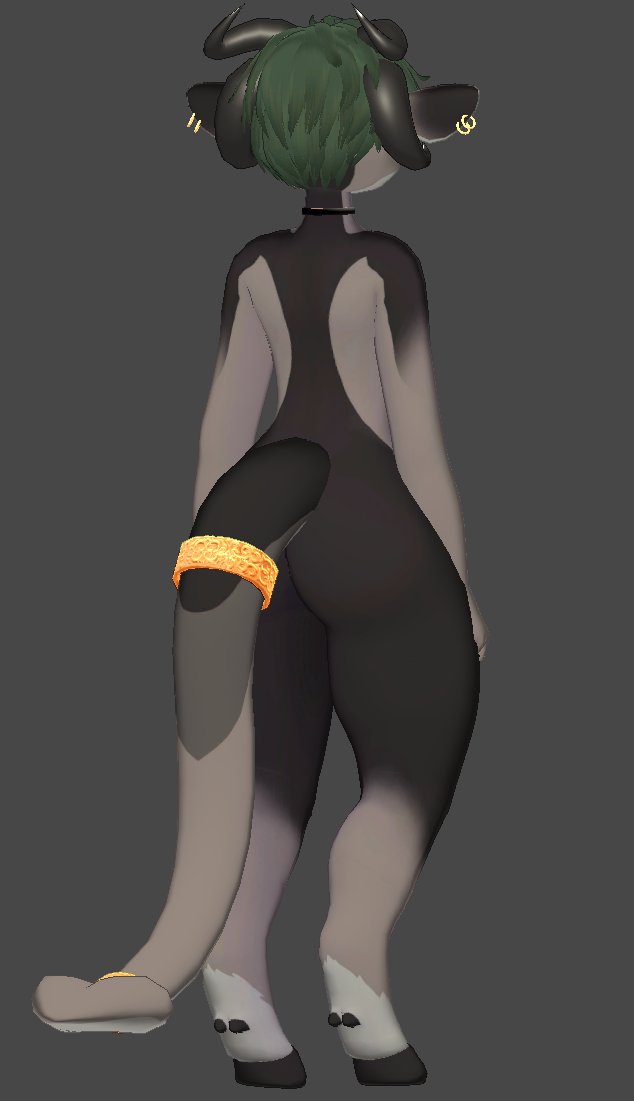 Texture commission for <a href="/hazelknuts/">.</a> almost done! 
#VRChat #furry