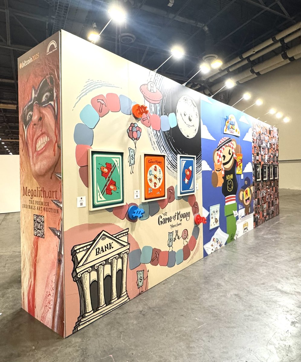 ♣️DENIM♠️ (@denimbtc) on Twitter photo Marcus Connor, Viva La Vandal, Rupture w/ Parker Day and Casey Rodarmor of the FUN! collection on a massive 30ft wall <a href="/TheBitcoinConf/">The Bitcoin Conference</a> 🔥 Marcus Connor, Viva La Vandal, Rupture w/ Parker Day and Casey Rodarmor of the FUN! collection on a massive 30ft wall <a href="/TheBitcoinConf/">The Bitcoin Conference</a> 🔥