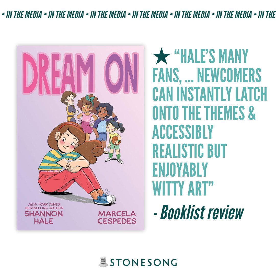 We love this starred review for Shannon Hale and Marcela Cespedes's DREAM ON! Read the full glowing review on Booklist.
