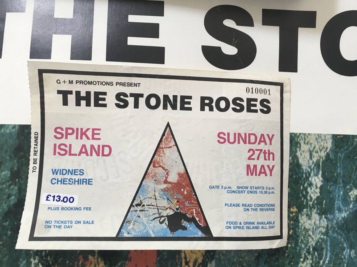 StuartP72's tweet photo. @ShiiineOn_ Yeah man. Was 17 and drove up from Essex with 6 mates.  Slept in our cars in a farmers field in Wigan. Defining trip. Good ticket number too. https://t.co/tcfiAyHJuN