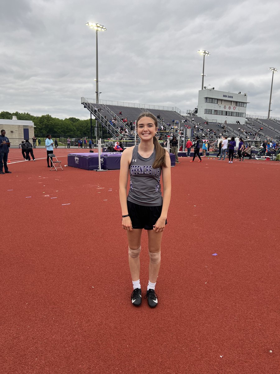 Now and forever a regional qualifying athlete, Mikinley Cantonwine competing at the Ben Davis Regional in high jump!