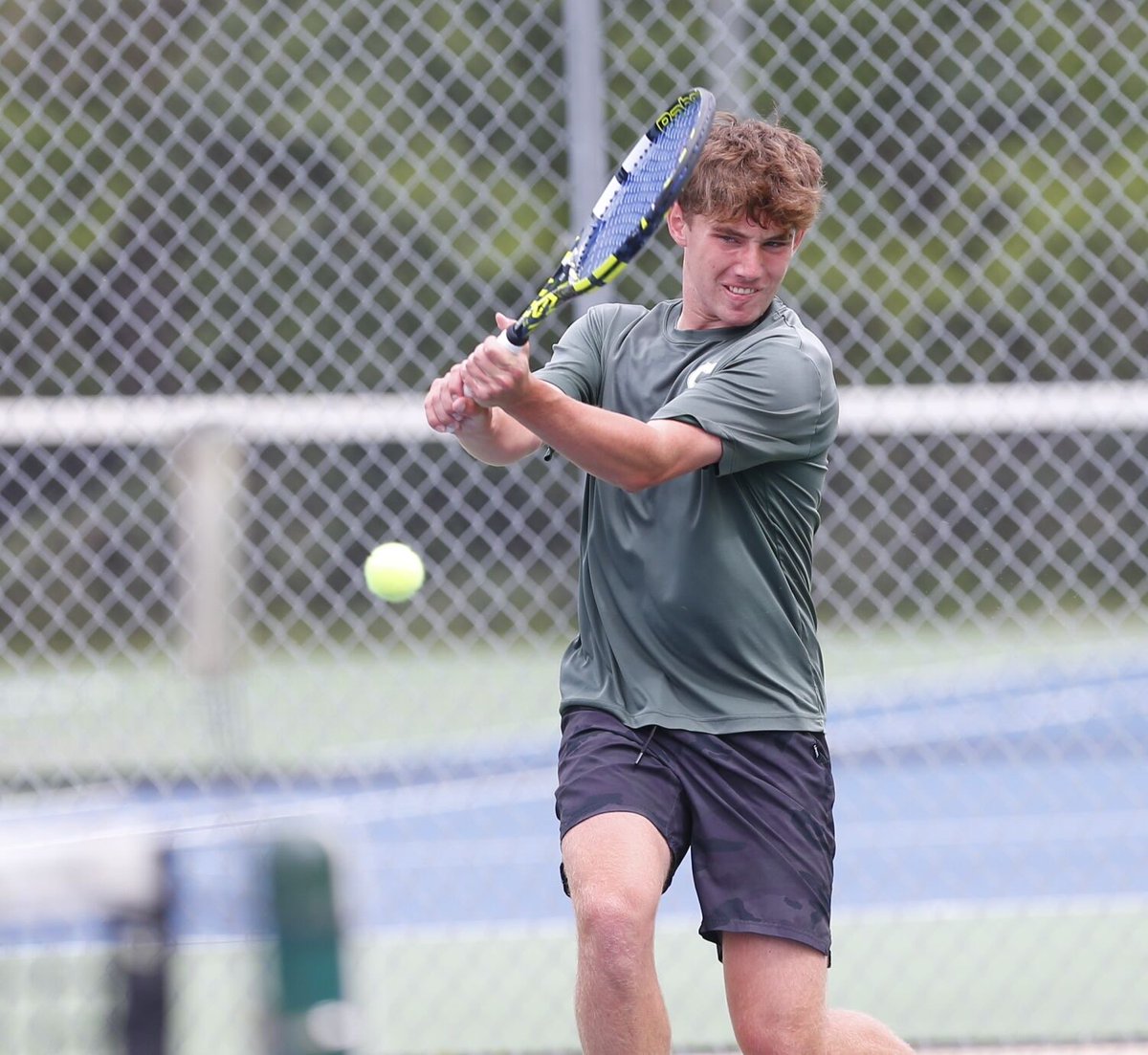 Congratulations to Parker S. on advancing to the semifinal round of the state tournament!  

Parker is scheduled to play at 10 a.m. on Wednesday at Byrnes Park. The 3rd place match is set for 1:30 p.m. and the final will take place at 2 p.m. <a href="/CBUS_Activities/">The Shipyard</a> <a href="/ColumbusSailors/">Columbus Catholic High School</a>