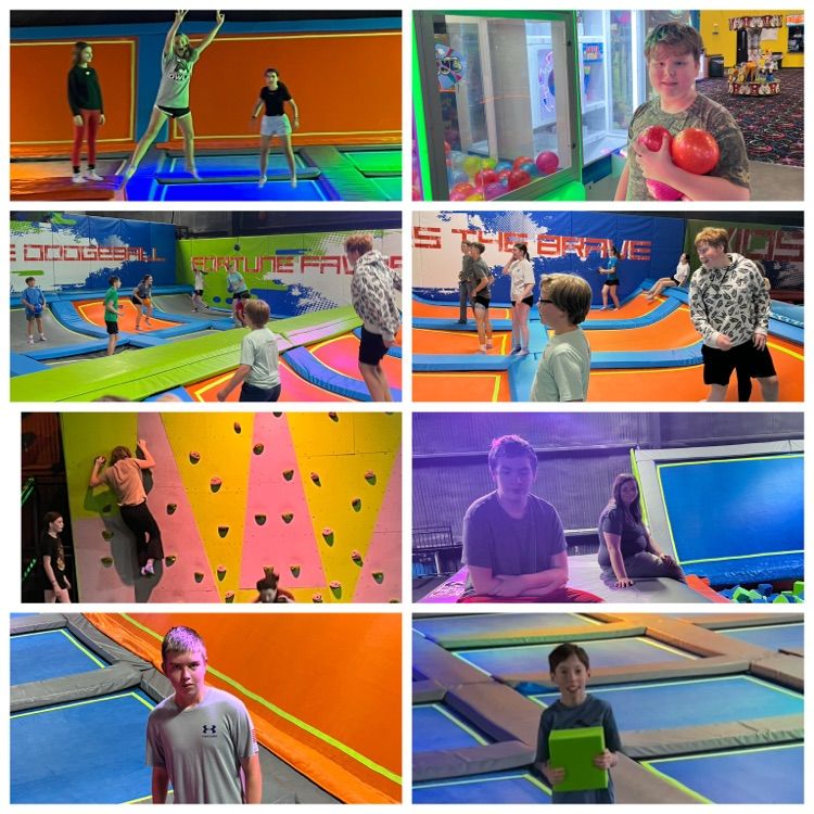 OCMHS 6th and 7th Graders, and their teachers, enjoyed a field trip to Air Raid in London Ky today to celebrate a great year of school!