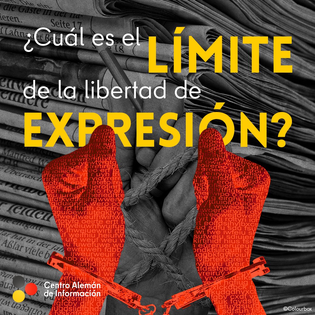Centro Alemán de Información para Latinoamérica (@alemaniaparati) on Twitter photo 🗣️En 🇩🇪, el derecho a la libertad de expresión está consagrado en la Ley Fundamental.
🙅 Ojo, la publicación de símbolos y lemas de grupos extremistas, entre otros, son ejemplos de delitos penales que no están amparados por este derecho.
👉<a href="/en_germany/">All about Germany | deutschland.de</a>: t1p.de/klfyg 🗣️En 🇩🇪, el derecho a la libertad de expresión está consagrado en la Ley Fundamental.
🙅 Ojo, la publicación de símbolos y lemas de grupos extremistas, entre otros, son ejemplos de delitos penales que no están amparados por este derecho.
👉<a href="/en_germany/">All about Germany | deutschland.de</a>: t1p.de/klfyg