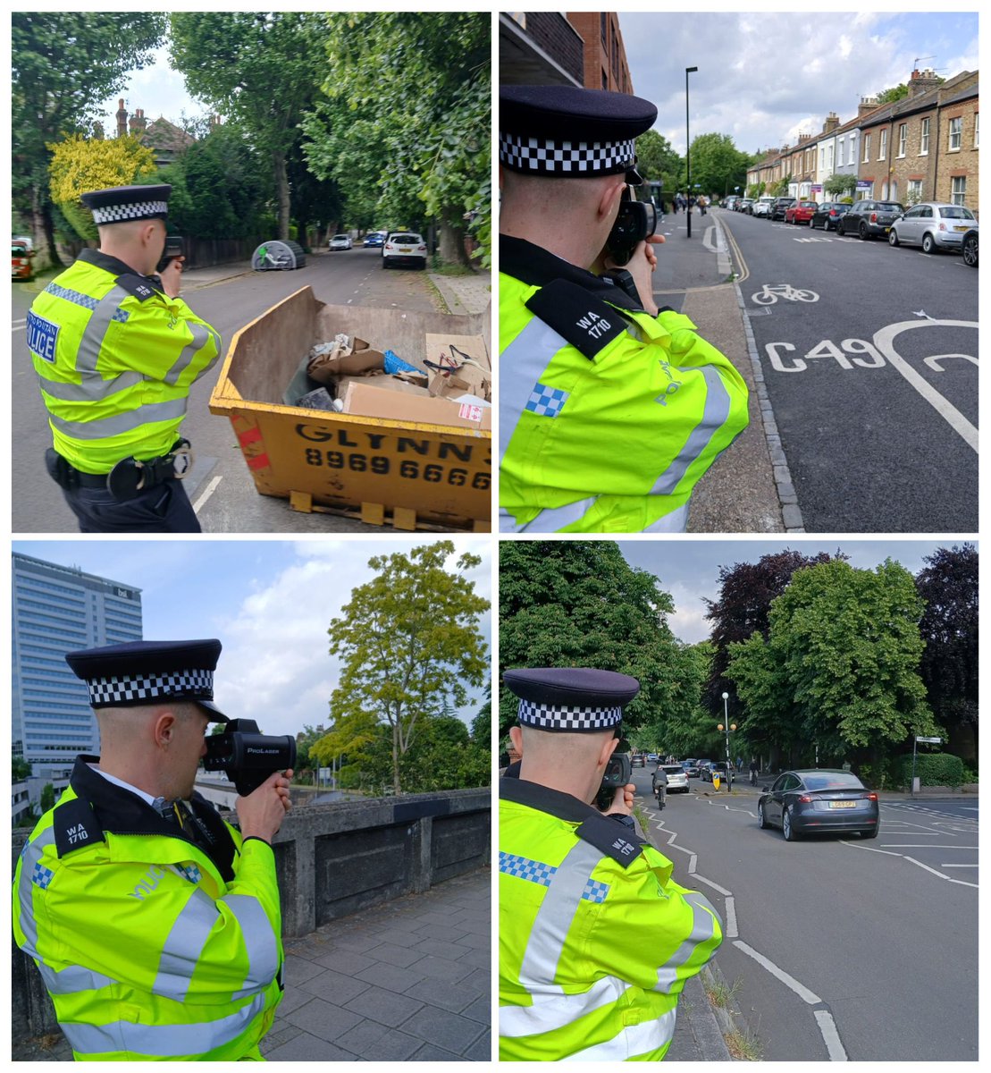Watch your speed!! Chiswick SNT is now in possession of a speed camera and trained officer in the shape of PC ALLO. More operations to follow. We even managed to fit in seizing another illegal e-Bike/motorcycle, rider will be prosecuted. #VisionZero