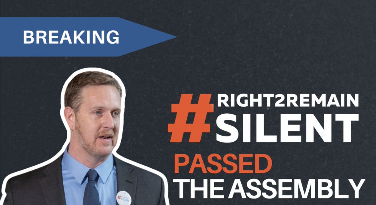 #Right2RemainSilent (@right2remainsi1) on Twitter photo 📢BREAKING--#Right2RemainSilent passed the NYS Assembly!
A big thank you to Majority Leader <a href="/CPeoplesStokes/">Crystal D. Peoples-Stokes</a> & our amazing Sponsor, <a href="/AndrewHevesi/">Andrew Hevesi</a>! The #R2RS coalition thanks every member who voted in favor of this bill today. This is a huge win for all youth in NY! 📢BREAKING--#Right2RemainSilent passed the NYS Assembly!
A big thank you to Majority Leader <a href="/CPeoplesStokes/">Crystal D. Peoples-Stokes</a> & our amazing Sponsor, <a href="/AndrewHevesi/">Andrew Hevesi</a>! The #R2RS coalition thanks every member who voted in favor of this bill today. This is a huge win for all youth in NY!