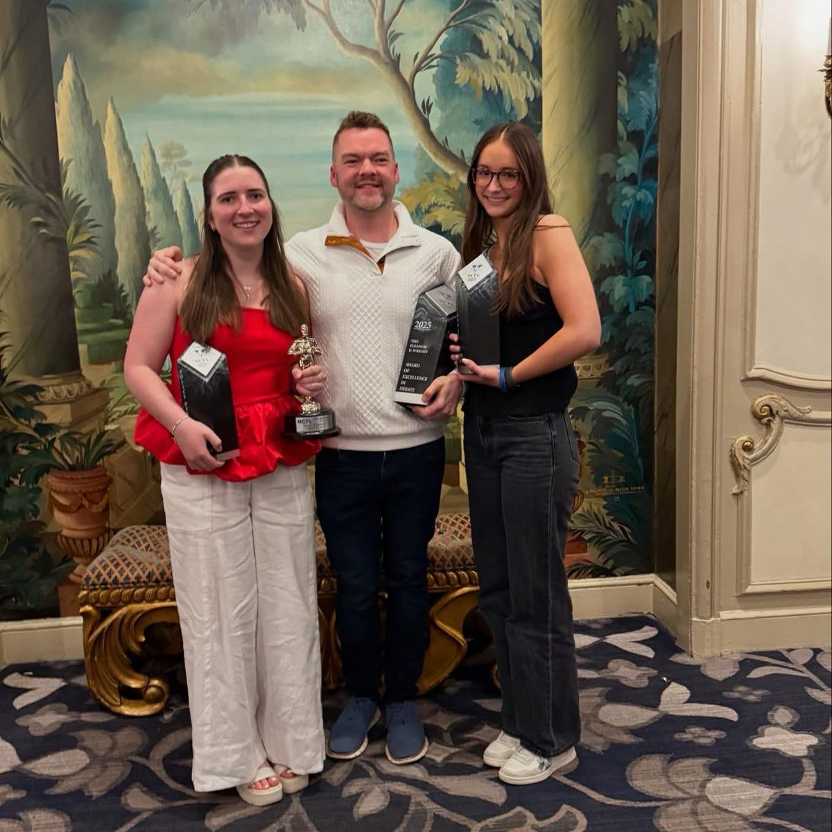 SMEastLancers's tweet image. Congrats to Sophie Leonard/Lucy Pace on their National Championship in Policy Debate at the NCFL Grand National Championships! And to other SME competitors who had many top finishes! A special congrats to Mr. Witt for leading this team to a School of Excellence award in debate!